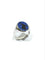 Bague 59 Bague intaille « Cerf » en or blanc 18 carats et agate bleue 58 Facettes id: 1753520