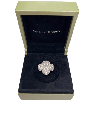 Bague 50 Van Cleef & Arpels Magic Alhambra - Bague en or et diamants 58 Facettes Jnci21