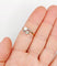 Bague 57 Bague toi et moi antique en or 18k et platine, diamant et perle 58 Facettes A07074
