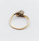 Bague 57 Bague toi et moi antique en or 18k et platine, diamant et perle 58 Facettes A07074