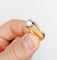 Bague 57 Bague toi et moi antique en or 18k et platine, diamant et perle 58 Facettes A07074