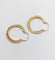 Boucles d'oreilles Créoles Art déco finement ciselées en or jaune 18k 58 Facettes A07076
