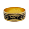 Bague 52 Bague de deuil géorgienne - Bague en or 18k à émail noir 58 Facettes A07077