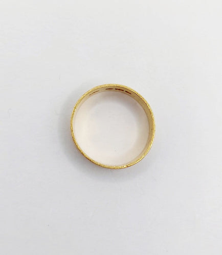 Bague 52 Bague de deuil géorgienne - Bague en or 18k à émail noir 58 Facettes A07077
