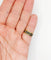 Bague 52 Bague de deuil géorgienne - Bague en or 18k à émail noir 58 Facettes A07077