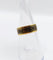 Bague 52 Bague de deuil géorgienne - Bague en or 18k à émail noir 58 Facettes A07077
