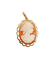 Pendentif Pendentif camée sur coquillage en or jaune 18k 58 Facettes A07079