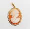 Pendentif Pendentif camée sur coquillage en or jaune 18k 58 Facettes A07079