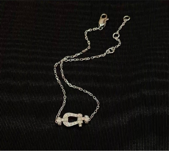 Bracelet Fred Force 10 - Bracelet Mini en or blanc et diamants 58 Facettes Jnci24