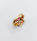 Bague 54.5 Guy Laroche - Bague rétro vintage en or 18k, diamants et rubis synthétiques 58 Facettes A07086