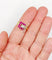 Bague 54.5 Guy Laroche - Bague rétro vintage en or 18k, diamants et rubis synthétiques 58 Facettes A07086