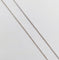 Collier Chaîne - Maille forçat vintage en or blanc 18k, 43 cm 58 Facettes A07087