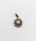 Pendentif Pendentif marguerite Art déco en or blanc 18k et diamants 58 Facettes A07088