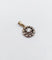 Pendentif Pendentif marguerite Art déco en or blanc 18k et diamants 58 Facettes A07088