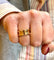 Bague 54 BVLGARI B-Zero1 - Bague en or rose 18 carats taille 54 58 Facettes 90929-ac12931