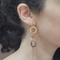 Boucles d'oreilles Boucles d’oreilles pendantes en or jaune 18k 58 Facettes TA47