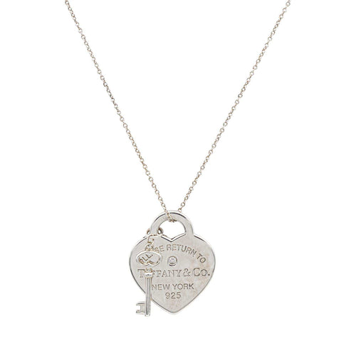 Collier Tiffany & Co Collier  Return to Tiffany Argent Diamant 58 Facettes 4970141RV