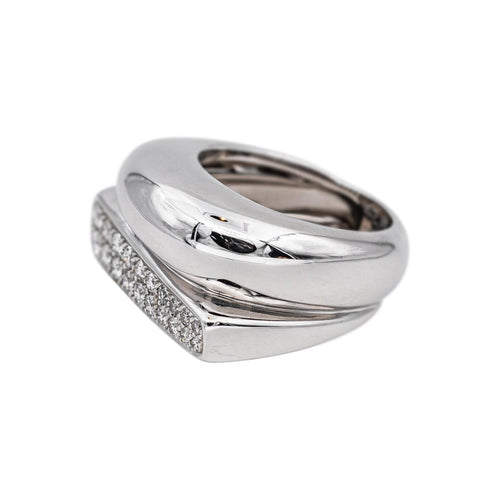 Bague 54 Fred Bague Success Or blanc Diamant 58 Facettes 5190417RV