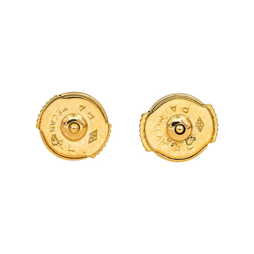 Boucles d'oreilles Boucles d'oreilles Puces Or jaune Diamant 58 Facettes 4686182CN