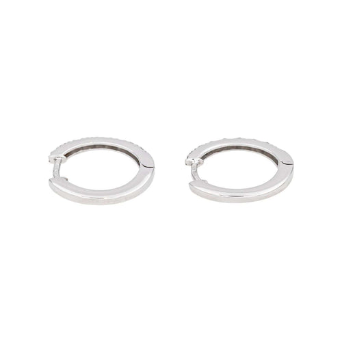 Boucles d'oreilles Boucles d'oreilles Créoles Or blanc Diamant 58 Facettes 4913231CN