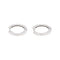 Boucles d'oreilles Boucles d'oreilles Créoles Or blanc Diamant 58 Facettes 4913231CN