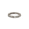 Bague 49.5 Alliance américaine - Bague en or blanc et diamants 58 Facettes BO/230021