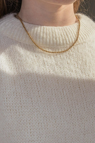 Collier Collier Maille corde Or jaune 58 Facettes 5225669CN
