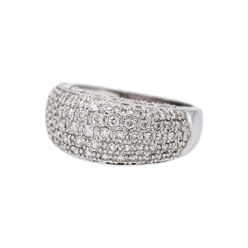 Bague 53 Bague Or blanc Diamant 58 Facettes 5237066CN