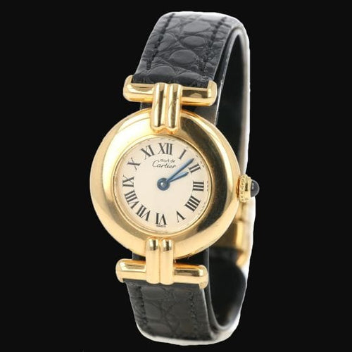 Montre Cartier Montre Colisée Must De Cartier Vermeil 58 Facettes MT46009