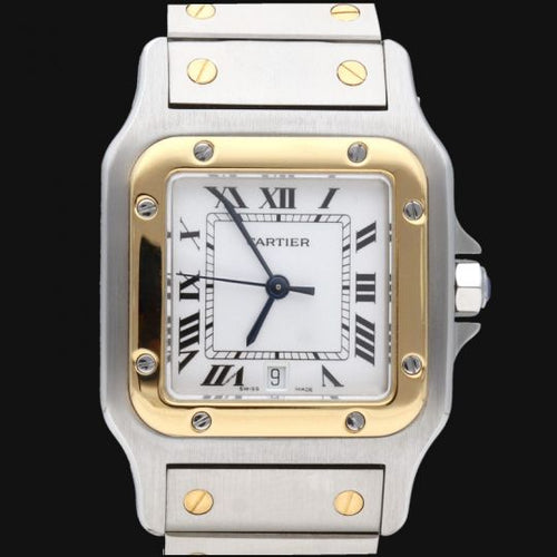 Montre Cartier Montre Santos De Cartier Galbee 58 Facettes MT45907