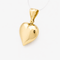 Pendentif Pendentif cœur en or jaune 18 carats et cabochon de jade 58 Facettes 36358