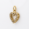 Pendentif Pendentif cœur ajouré - Diamants en or jaune 18 carats 58 Facettes 36369