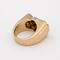 Bague 57 Bague tank en or jaune et or blanc avec diamants 58 Facettes 36575