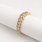 Bague 55 Alliance demi-tour - Bague en or jaune 18 carats et diamants 58 Facettes 36583