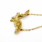 Collier Collier pendentif aigle en or jaune 18 carats et perle 58 Facettes 36164