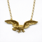 Collier Collier pendentif aigle en or jaune 18 carats et perle 58 Facettes 36164