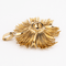 Pendentif Pendentif palmier stylisé en or jaune 18 carats et diamants 58 Facettes 36305