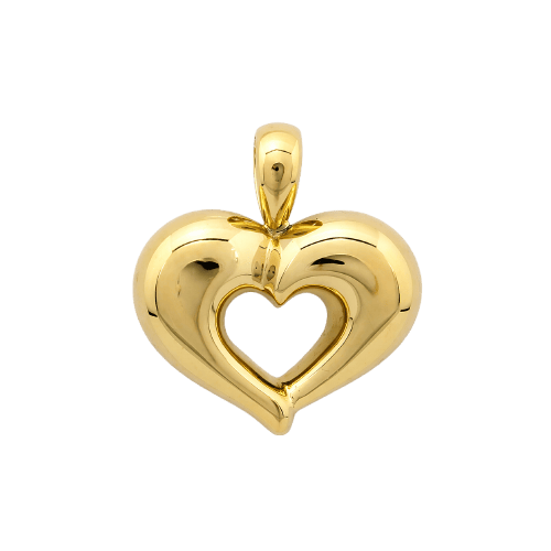 Pendentif Van Cleef & Arpels - Pendentif cœur en or jaune 18 carats 58 Facettes 36380