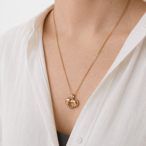 Pendentif Van Cleef & Arpels - Pendentif cœur en or jaune 18 carats 58 Facettes 36380