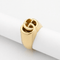 Bague 49 Gucci Double G - Bague chevalière en or jaune 58 Facettes 36625