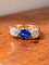 Bague 52 Bague jarretière en or rose 18 carats, platine, saphir et diamants 58 Facettes sc