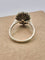 Bague 59 Bague cluster saphir en or blanc 18 ct et diamants 58 Facettes CV-044