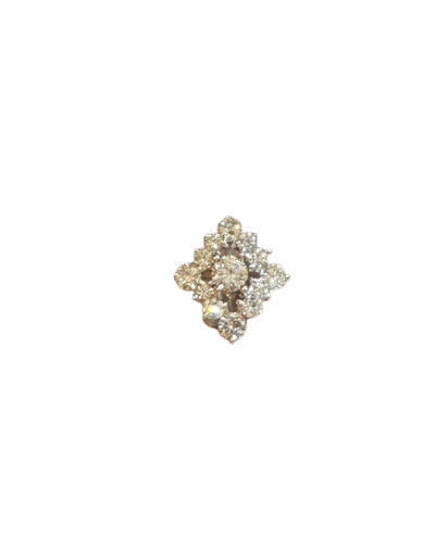 Bague 57 Bague losange en or blanc 18 carats et diamants 58 Facettes losan