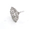 Bague 53 Bague en or blanc 18 ct avec diamants taille Old Mine 58 Facettes 102/26 D 110/26