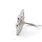 Bague 53 Bague en or blanc 18 ct avec diamants taille Old Mine 58 Facettes 102/26 D 110/26