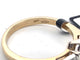Bague 59 Bague en or jaune 18 kt avec diamant taille marquise 58 Facettes 294/26 C shd 139/26