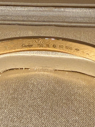 Bracelet Cartier Love - Bracelet classique en or jaune 750 58 Facettes Love bracelet