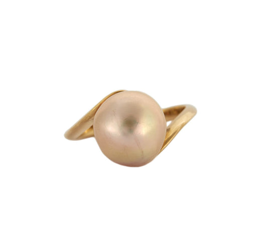 Bague 53.5 Noï - Bague perle en or jaune 58 Facettes BO/230060