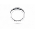Bague 52 Demi-alliance - Bague en or blanc 18 carats et diamants 58 Facettes da
