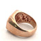 Bague 55 Bague en or rose 18 kt avec diamants noirs et blancs 58 Facettes AN/001